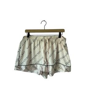 Victoria Secrets Pink Satin‎ logo bottoms size XL womens